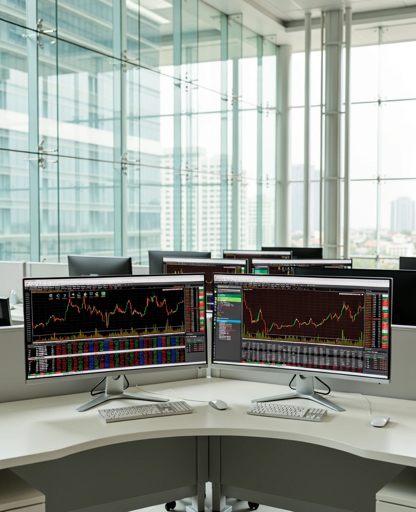 Persekitaran kerja kewangan moden di Kuala Lumpur